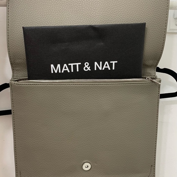 Purity Mavi Vegan Leather Backpack - Color: Mineral - Picture 4 of 15